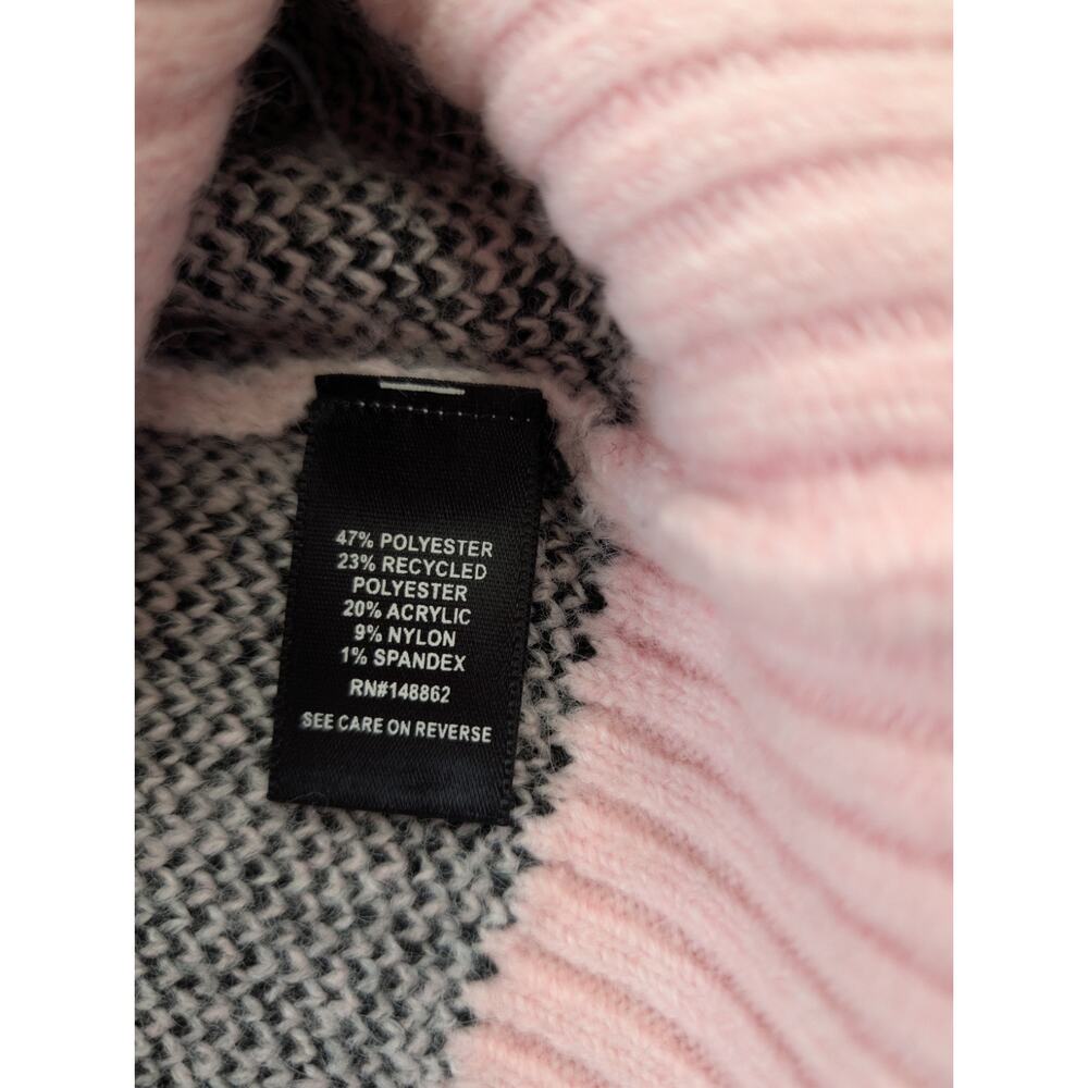 Torrid 2X Pink Sweater Black Hearts Long Sleeve Butter Cozy Soft Crew Neck - Picture 8 of 10